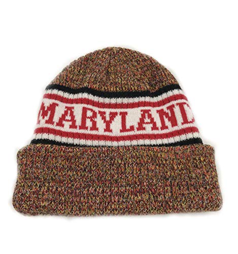 Maryland Flag Colors - Beanie Cap with Cuff