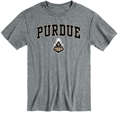 Barnesmith Purdue University Boilermakers Short-Sleeve T-Shirt, Spirit, Charcoal Grey, Small