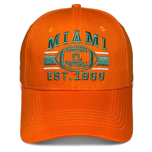 Kurcnis Miami Hat Baseball Cap for Men Women Adjustable