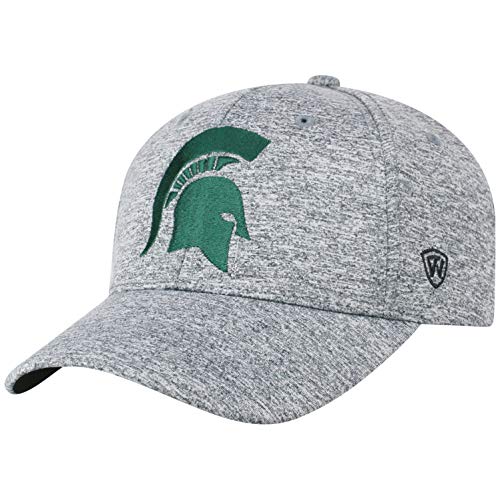 Top of the World Michigan State Spartans Men's Adjustable Steam Charcoal Icon hat, Adjustable