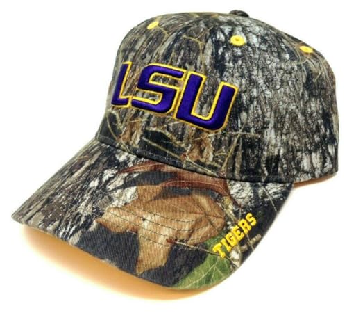 Louisiana State LSU Tigers Logo Frost Camo Curved Bill Adjustable Hat