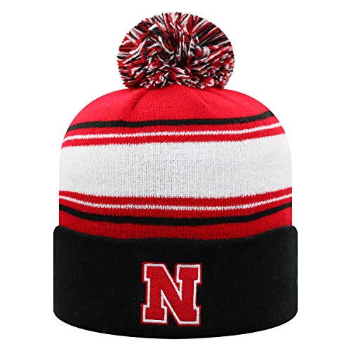 Top of the World Nebraska Cornhuskers Men's Ambient Warm Team Icon Knit Hat, One Fit