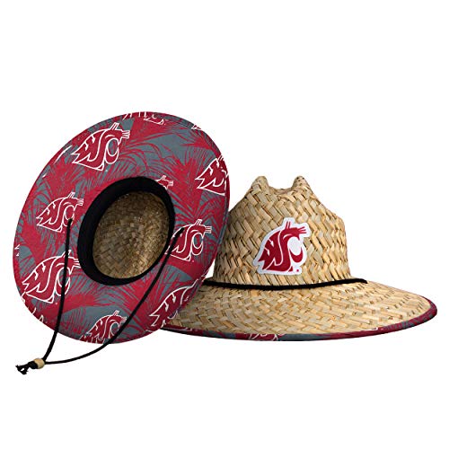 FOCO NCAA Floral Straw Hat