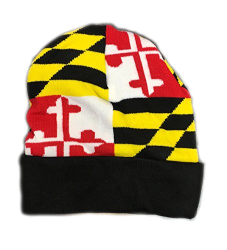 Maryland Flag - Beanie Cap with Cuff