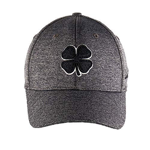 Black Clover Lucky Heather Fitted Hat - Black/White/Charcoal - Small / Medium