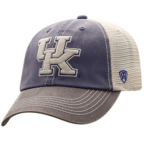 Top of the World Kentucky Wildcats Men's Relaxed Fit Adjustable Mesh Offroad Hat Team Color Icon, Adjustable
