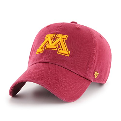 NCAA Minnesota Golden Gophers Clean Up Adjustable Hat, One Size, Cardinal