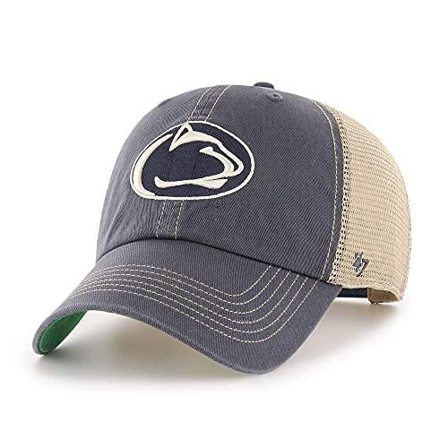 Penn State Nittany Lions Blue Trucker Trawler Mesh Clean Up Adjustable Hat - Campus Hats