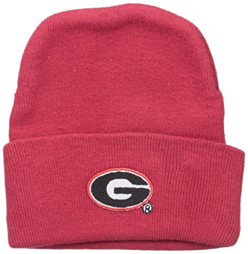 Two Feet Ahead unisex child Infant Knit Cap, Red, Newborn US