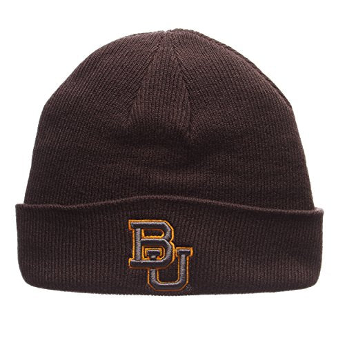 Zephyr Baylor Bears Charcoal Gray X-RAY POP Cuff Beanie Hat - NCAA Cuffed Winter Knit Toque Cap