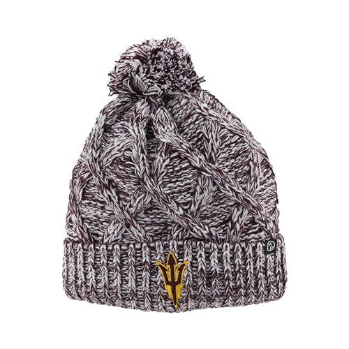 Zephyr Women's Standard NCAA Officially Licensed Beanie Heathered Icon, Team Color, One Size