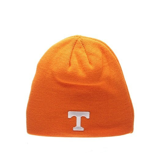 NCAA Zephyr Tennessee Volunteers Mens Edge Knit Beanie, Adjustable, Team Color