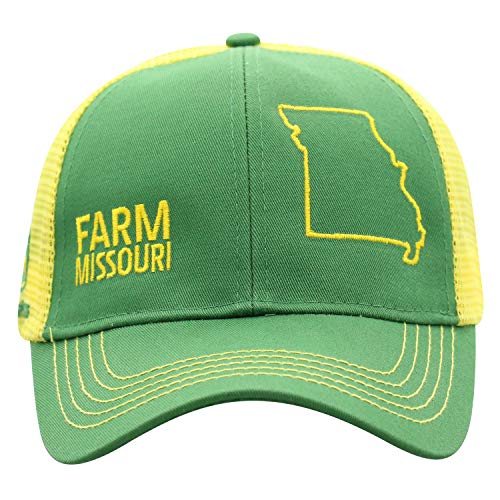 John Deere Farm State Pride Cap-Green and Yellow-Missouri