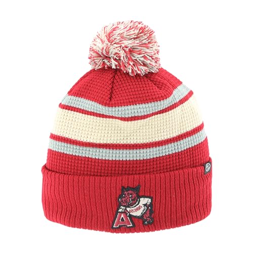 Zephyr Standard NCAA Officially Licensed Beanie Waffle Knit, Team Color, One Size