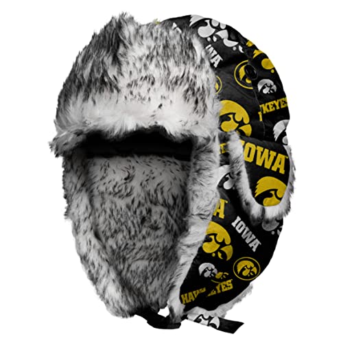 FOCO Iowa Hawkeyes NCAA Repeat Print Trapper Hat