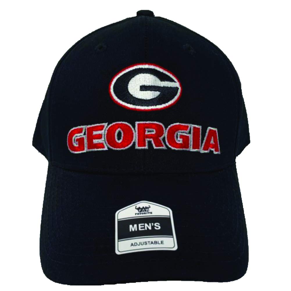 Georgia Bulldogs Baseball Cap Hat Black
