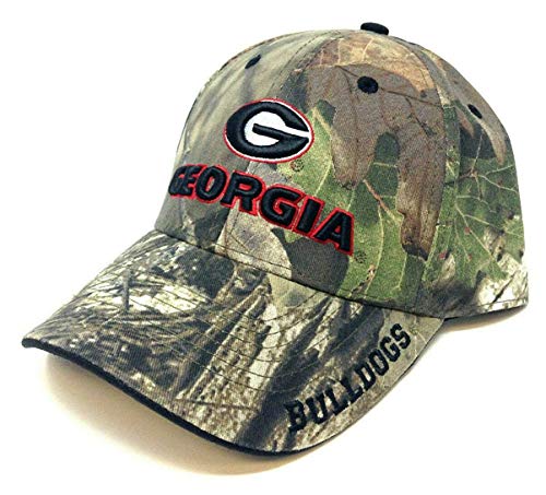 University of Georgia Bulldogs Frost Mossy Oak Camouflage Adjustable Curved Bill Hat