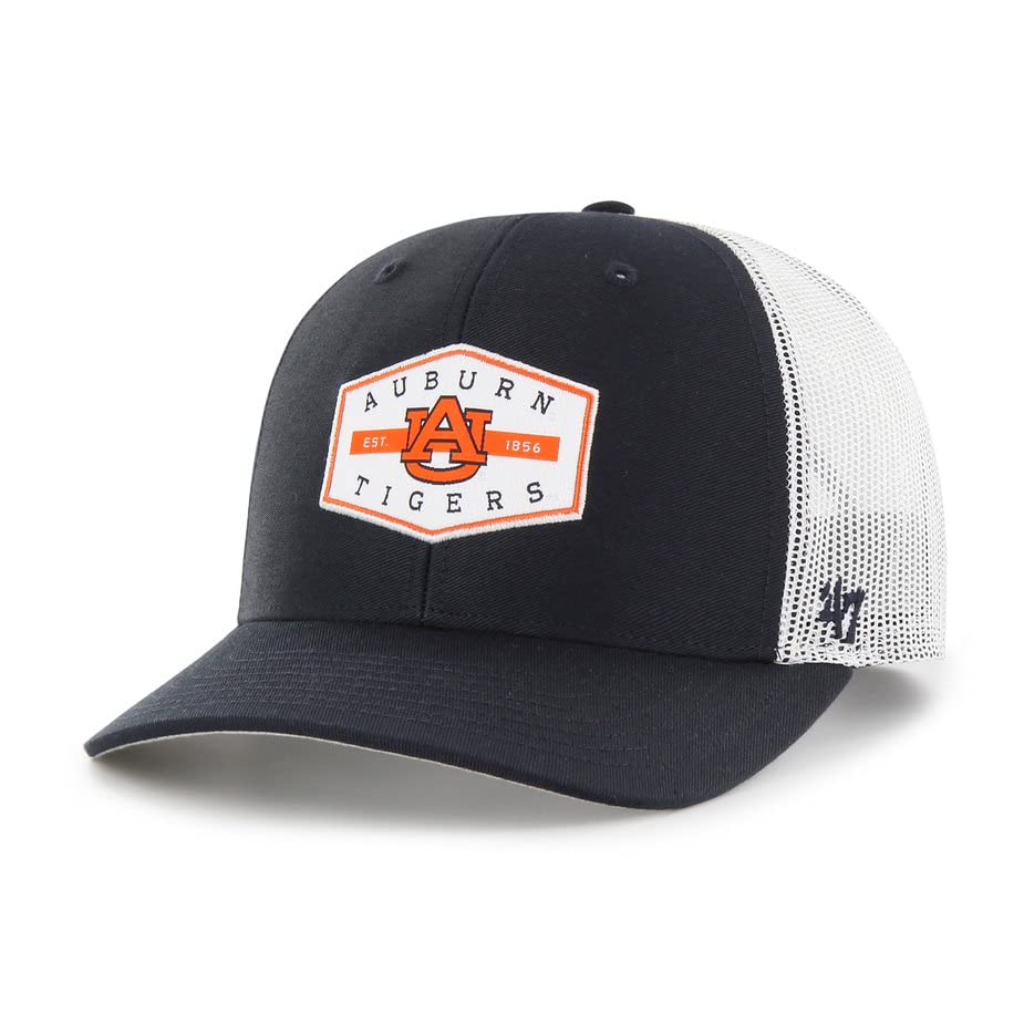 '47 NCAA Men's Trucker Convoy Snapback Adjustable Hat (Auburn Tigers - Navy)