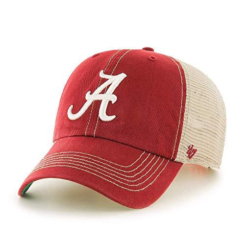 Alabama Crimson Tide Red Trawler Mesh Clean Up Adjustable Hat - Campus Hats