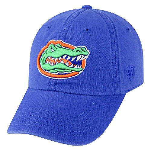 Florida Gators Washed Royal Blue Cotton Crew Adjustable Hat - Campus Hats