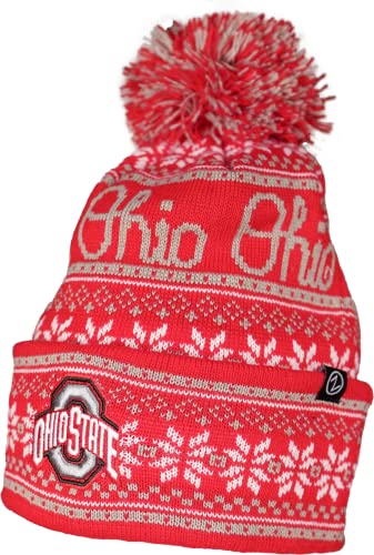 Zephyr Standard Blitzen Cuffed Pom Knit Beanie, Team Color, One Size