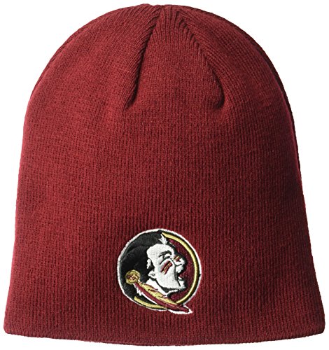 NCAA Zephyr Florida State Seminoles Mens Edge Knit Beanie, Adjustable, Team Color