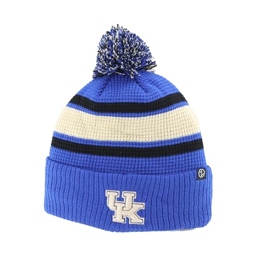Zephyr Standard NCAA Officially Licensed Beanie Waffle Knit, Team Color, One Size