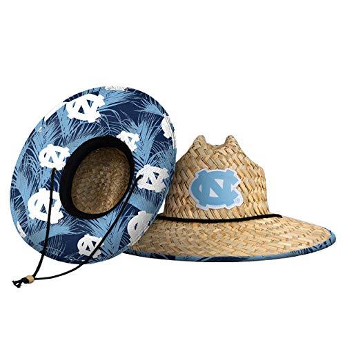 North Carolina Tar Heels NCAA Floral UNC Straw Hat - Campus Hats