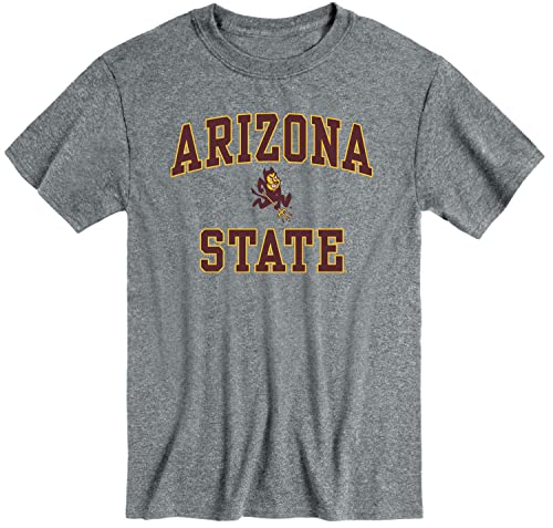 Barnesmith Arizona State University ASU Sun Devils Short-Sleeve T-Shirt, Spirit, Charcoal Grey, X-Large