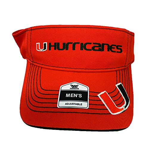 Miami Hurricanes Tailgate Visor. Orange