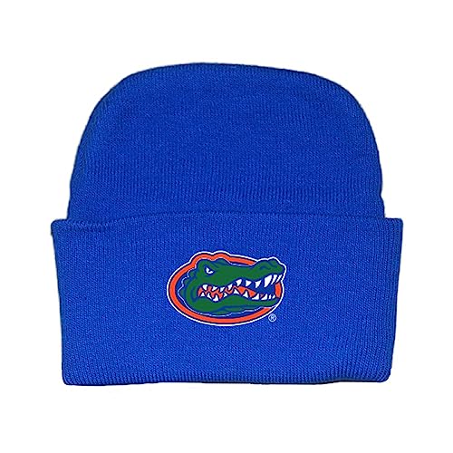 Two Feet Ahead Flordia Gators Baby Hat for Boys and Girls-Softly Knitted Infant Baby Beanie (Florida Gators Team Color)