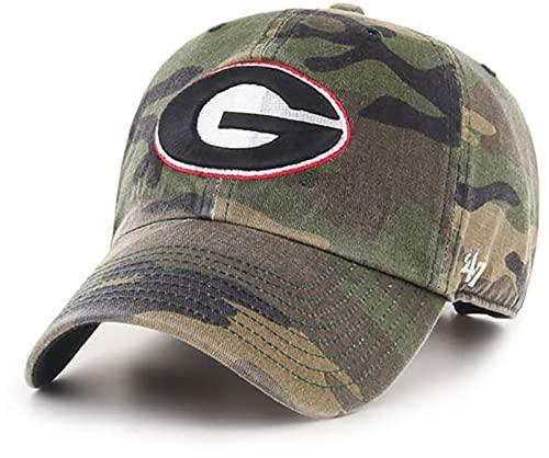 Georgia Bulldogs Camo Clean Up Cotton Strapback Adjustable Hat - Campus Hats