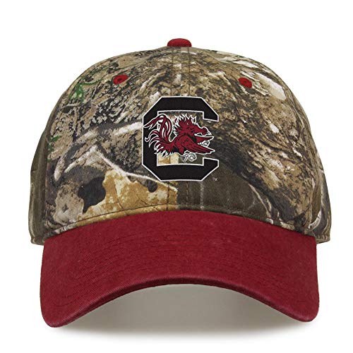 The Game/MV Sports South Carolina Gamecocks Camo Hat Edge Camo Two-Tone Cap