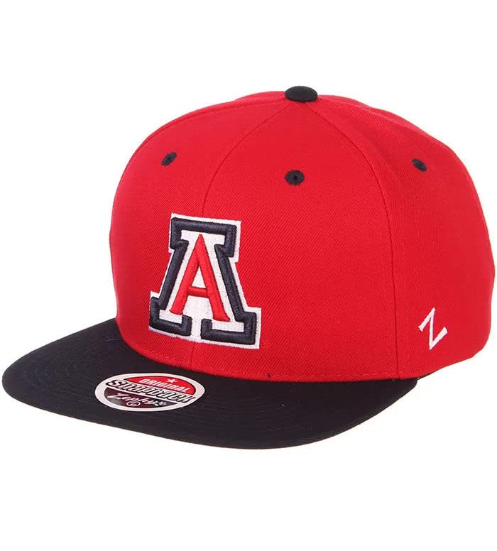 Zephyr Arizona Wildcats 2-Tone Z11 Adjustable Snapback Cap - NCAA OSU Flat Bill Baseball Hat