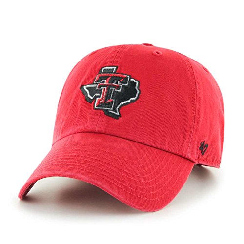 '47 Texas Tech Red Raiders Brand Clean Up Adjustable Hat - Red