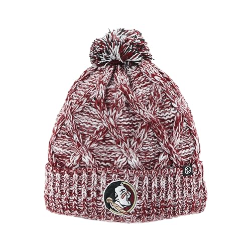 Zephyr Women's Standard NCAA Officially Licensed Beanie Heathered Icon, Team Color, One Size