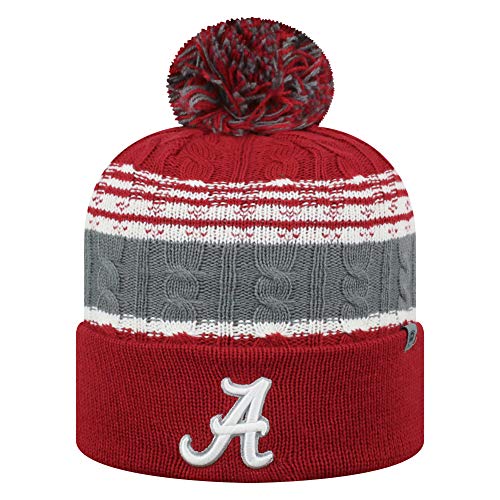Top of the World Alabama Crimson Tide Men's Altitude Warm Team Icon Knit Hat, Adjustable