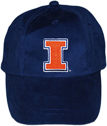 Creative Knitwear University of Illinois Fighting Illini Baby and Toddler Baseball Hat Navy