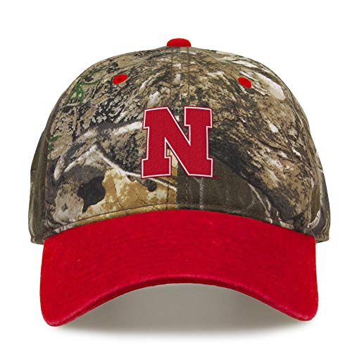 The Game/MV Sports Nebraska Cornhuskers Camo Hat Edge Camo Two-Tone Cap