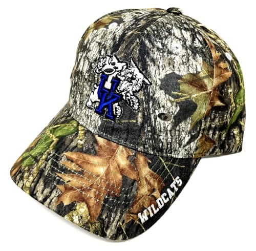 Kentucky Wildcats Mascot Logo Frost Camo Curved Bill Adjustable Hat