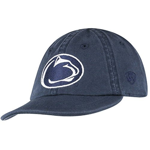 Top of the World unisex baby Ncaa Infant (0-12 Mo) Hat Adjustable Relaxed Fit Team Icon Baseball Cap, Penn State Nittany Lions Navy, One Size US