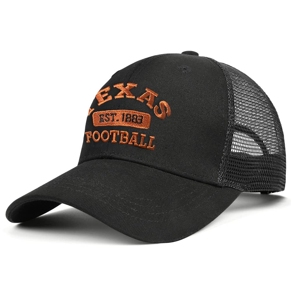 Football Fans Mesh Snapback Baseball Hats for Men Women, Embroidery Sports Sun Hat Classic Cotton Trucker Dad Cap