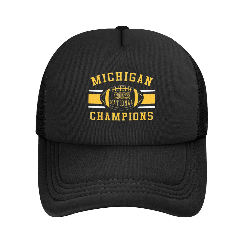 Michigan Hat 2023-2024 National Champions Cap Football Fans Gifts One Size Fit All