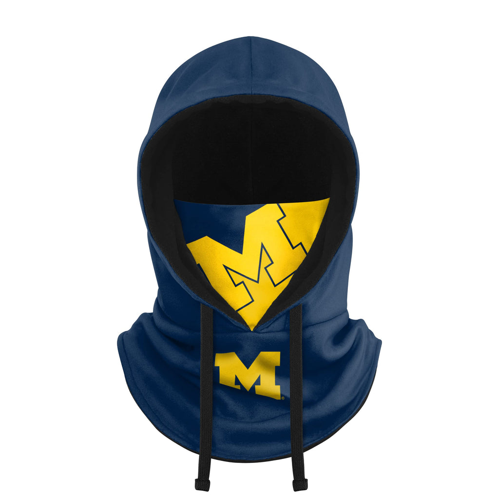 FOCO Michigan Wolverines NCAA Drawstring Hooded Gaiter