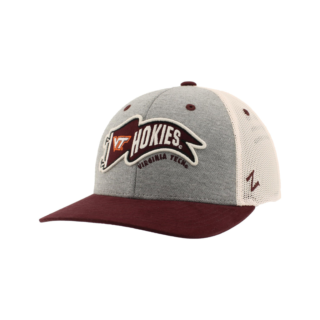 Zephyr Standard NCAA Officially Licensed Hat Snapback Estate Renown, Gray, One Size